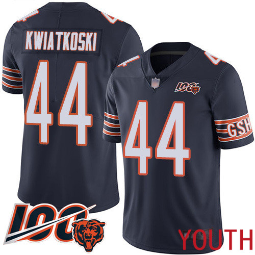 Chicago Bears Limited Navy Blue Youth Nick Kwiatkoski Home Jersey NFL Football 44 100th Season